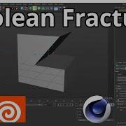 Boolen Fractures Inside Cinema 4D
