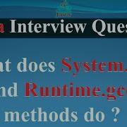 What Does System Gc And Runtime Gc Methods Do JAVA INTERVIEW QUESTIONS AND ANSWERS