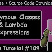 Java Anonymous Classes Lambda Expressions