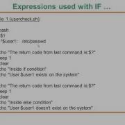Unix Linux Shell Scripting Part3 Conditional Statements