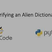 Leetcode Проверка инопланетного словаря Python