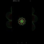 كود بايثون باستخدام Turtle تصميم زهرة الطيف الدو ارة على تطبيق Pydroid 3 درس تعليمي للمبتدئين