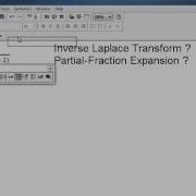 Inverse Laplace Dan Partial Fraction