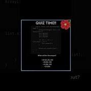 Drop Your Answer In Comment Python Quiz Coding Vines Biscode