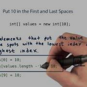 Put 10 In The First And Last Spaces Intro To Java Programming