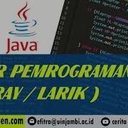 Belajar Dasar Pemrograman Java 12 Sesi 2 Array Atau Larik Gunakan Input Keyboard Perulangan While