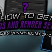 HOW TO GET MY OBS AND RENDERS SETTINGS FPS PACK BUNDLE RELEASE