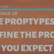 FCC Use Proptypes To Define The Props You Expect SOLUTION