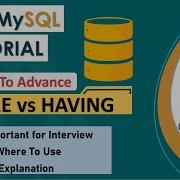 24 Difference Between WHERE And HAVING CLAUSE In SQL Examples Most Important Interview Question