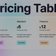 Build A Responsive Pricing Table With HTML And CSS