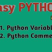 What Is Python Variables Python Comments Easy PYTHON Tamil Sathish
