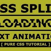 Split Loading Text Animation Effects Using CSS Clip Path Latest CSS Animation Effects