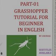 USER INTERFACE Grasshopper Tutorial For Beginner 3d With Anurag