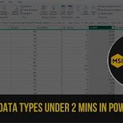 Convert Data Types Under 2 Mins In Power Query