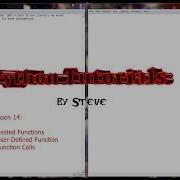 Python Tutorial V3 2 5 Lesson 14 Nested Functions