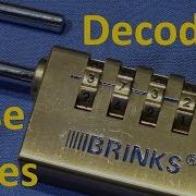 Picking 444 Decoded BRINKS 4 Wheel Combination Padlock False Gates Quickly No Tools