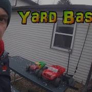 First Backyard Bash For The Tekno MT410 Getting Big Air With The Traxxas Stampede 4x4 VXL