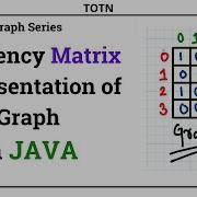 04 Adjacency Matrix Representation Of Graph In JAVA Data Structures Graph Theory