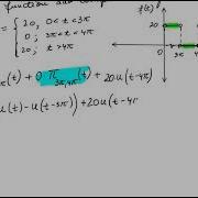 Diff Eq Laplace Transform Of Step And Window Functions