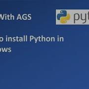 01 How To Install Python On Windows With Python Embedded Zip File