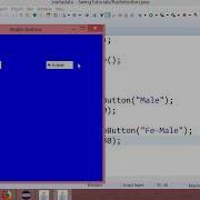 Java Swing Urdu Hindi 19 JRadio Button 01 Creating A Radio Button And ButtonGroup In Java