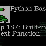 Python Basics Next Fucntion