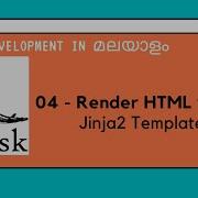 4 Rendering Templates With Jinja Web Development In Malayalam With Python Flask