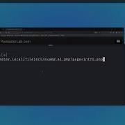 Web For Pentester Demonstrated By A Ethical Hacker File Include P1