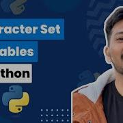 Explaining Character Sets Variables In Telugu Python For Data Science Series