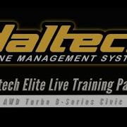 Haltech Elite Live Training Part 4 AWD Turbo B Series Evans Performance Academy