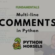 Многострочные комментарии в Python