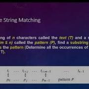 1 Sequential Search And Brute Force String Matching