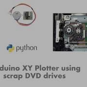 Arduino XY Plotter Using Scrap DVD Writer