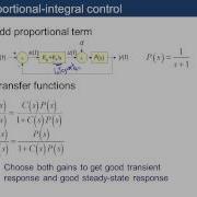 Lecture 25 Integral Control