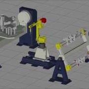 Robot Welding Cell With H Positioner Roboguide Simulation