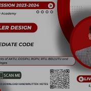 CD34 Intermediate Code Generation In Compiler Postfix Notation Syntax Tree Three Address Code