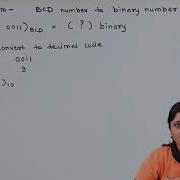 BCD To Binary Code Conversion Problem 1 Number System And Code Digital Circuit Design In EXTC