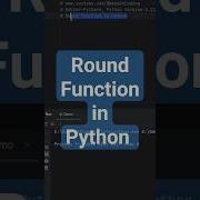 Round Function In Python Shorts Viralshorts
