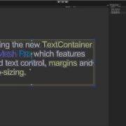 Text Mesh Pro Text Container Update 2