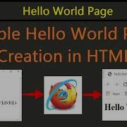 1 Hello World Program In HTML Learn Basic HTML Learn HTML From Scratch Simple HTML Code