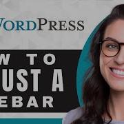 How To Edit A Sidebar In WordPress WordPress Tutorial 2025