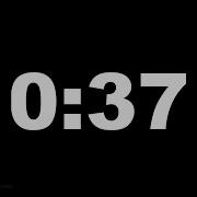37 Seconds 37 Secs Clock Timer Countdown Alarm Focus