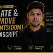 JavaScript Full Course 2026 15 JS DOM Create Remove Elements Master Dynamic DOM Logic