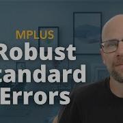 Robust Standard Errors In Mplus