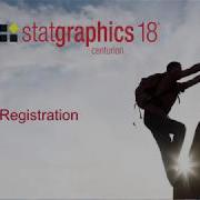 Statgraphics 18 Registration