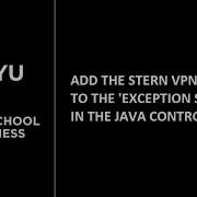 Add The Stern VPN Website To The Exception Site List In The Java Control Panel Windows