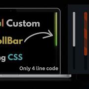 Make Custom Scrollbar Using Html CSS