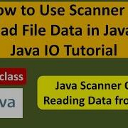 How To Use Scanner To Read File Data In Java Java IO Java Tutorial