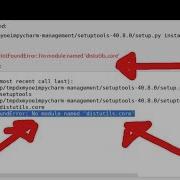 ModuleNotFoundError No Module Named Distutils Core
