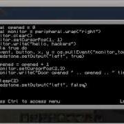 Minecraft In Game Programming With ComputerCraft Simple Door Opener Counter Example